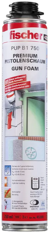 Fischer Brandschutzschaum PUFS 750 Nr.45300, 750 ml