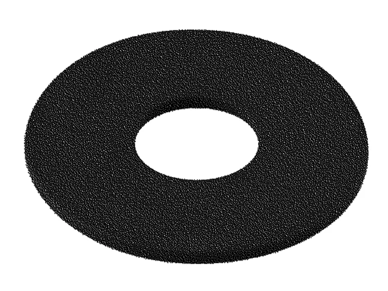 KÖRO Spülkastenscheibe 32x63x3 mm 40gr Schwarz GU, f. Geberit 20000/27000