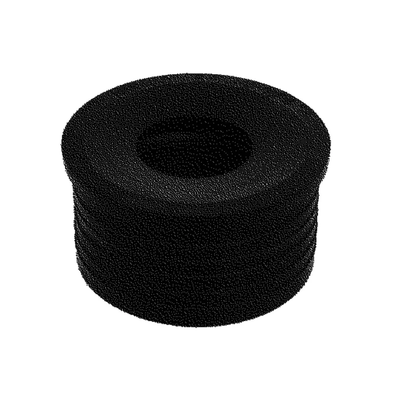 KÖRO HT Nippel DN40-50 / 1 1/4" Schwarz TPE, klein, 47 mm