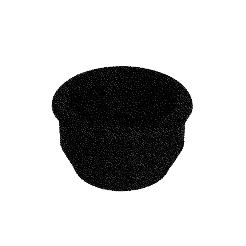 KÖRO S-Lippenring DN40-50/30 - 1 1/4" Schwarz TPE, 43 mm