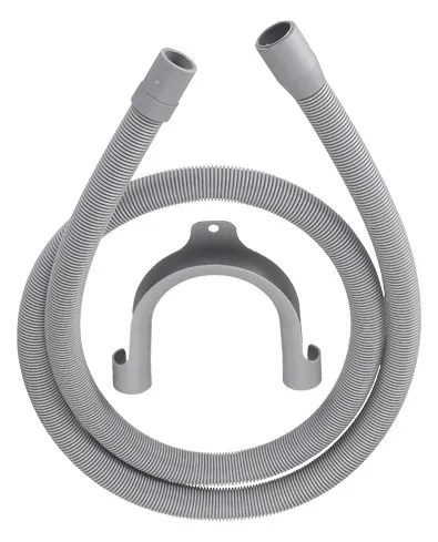 Kunststoff-Ablauf-Wellschlauch grau 3/4" d 19mm Länge 2500mm f.Wasch-/Spülmasch.