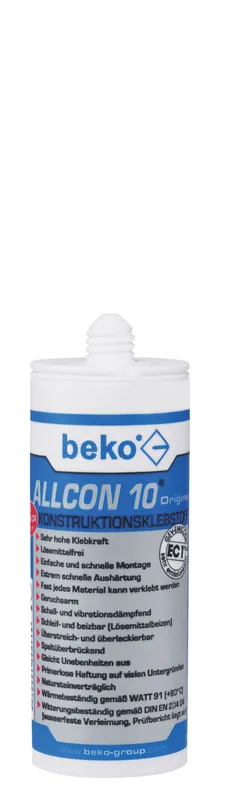 Beko Konstruktionsklebstoff Allcon 10 Inhalt 150ml, Nr. 260100150