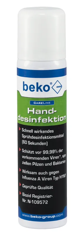 Beko CareLine Hand+Flächen Desinfektion Inhalt 75ml, Nr. 2901075