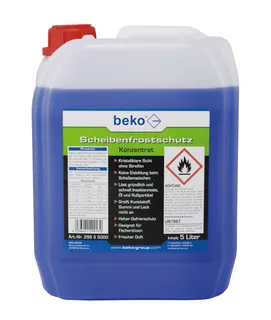 Beko Scheibenfrostschutzkonzentrat 5 ltr., bis -70 Grad C, Nr.29955000