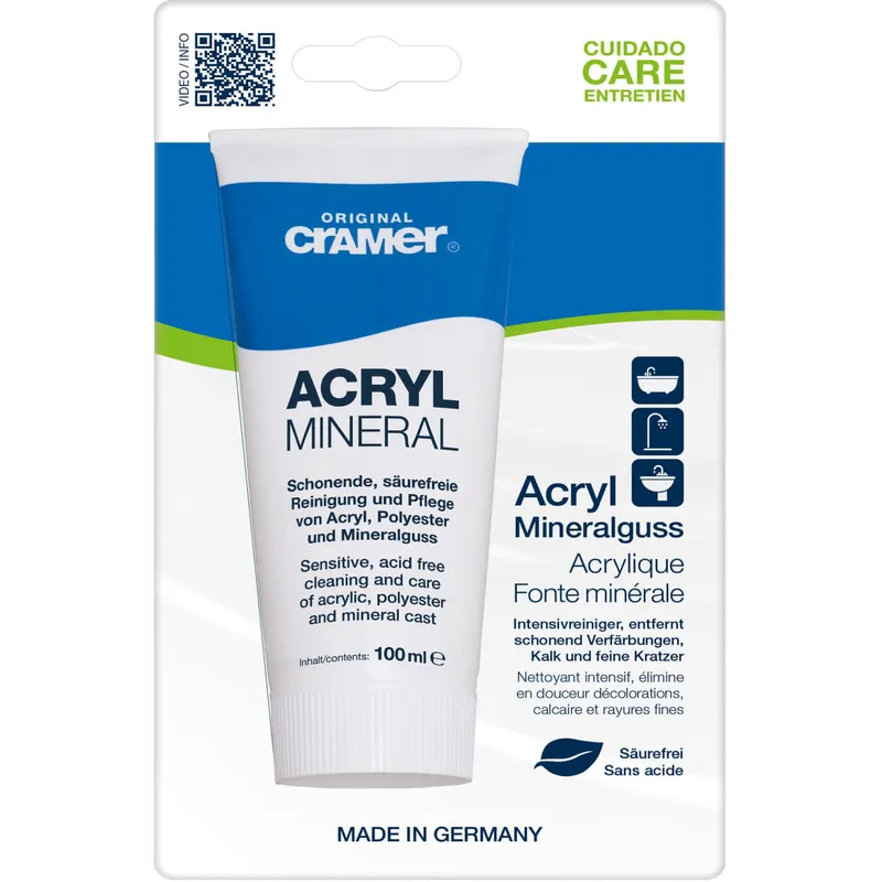Acryl/Mineralguss Reinigungs- u.Politurpaste 100 ml