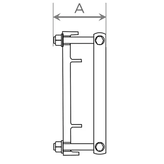 SML-Enddeckel DN 200, mit Klemmschelle