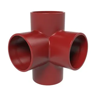 SML-Eckabzweige DN 125 x 100 x 100, 88 Grad
