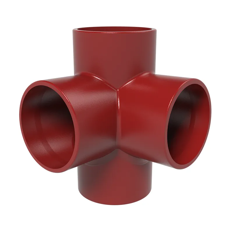 SML-Eckabzweige DN 100 x 80 x 80, 88 Grad