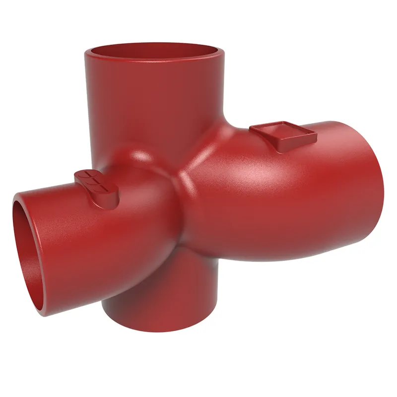 SML-Kombinations-Abzweige DN 100 x 80 x 100, 90 Grad
