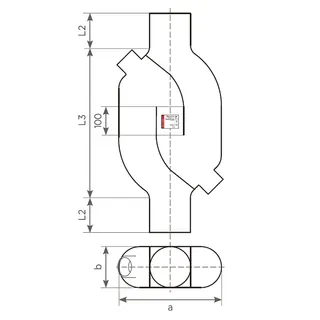 SML-Regenrohr-Geruchverschluss DN 150