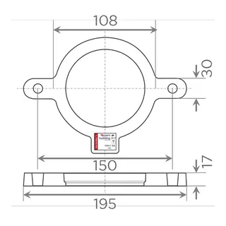 SML-Auflagerung DN 50, fuer Fallrohrstuetzen