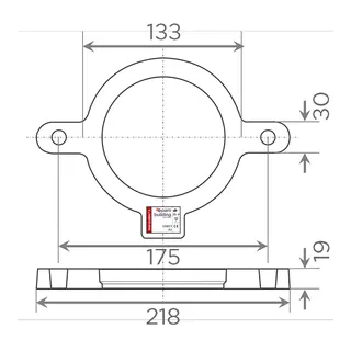 SML-Auflagerung DN 80, fuer Fallrohrstuetzen