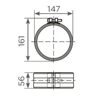 SML-Rapid-S-Verbindung DN 125 -NEU- Werkstoff 1.4510/11 W2 – Bild 2