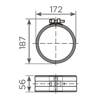 SML-Rapid-S-Verbindung DN 150 -NEU- Werkstoff 1.4510/11 W2 – Bild 2