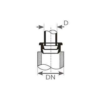 SML-Gummi-Steckverbindung DN 40 x 40, je Stueck – Bild 2