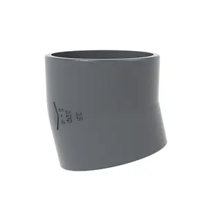 KML-Bogen DN 100, 15 Grad