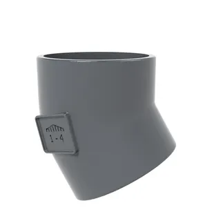 KML-Bogen DN 150, 30 Grad