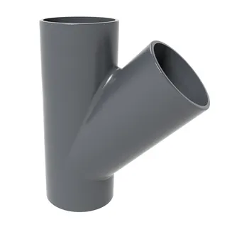 KML-Abzweige Abgang DN 100 x 50, 45 Grad