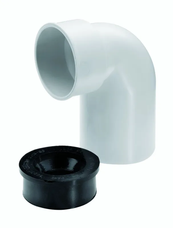 AS-Sifonwinkel DN 56/40, 90 Gr.