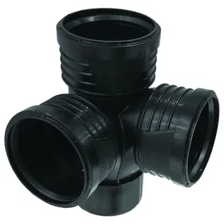 comfort-Eckabzweig schallgedämmt DN 100x100x100 87,5 Grad
