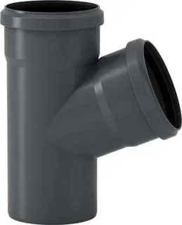 HT-Abzweig DN 40x40mm, 67 Grad m.vormontierten Dichtringen