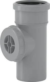 HT-Reinigungsrohr DN 50 mit vormontiertem Dichtring