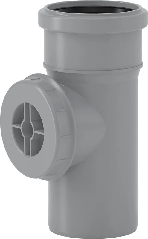 HT-Reinigungsrohr DN 160 mit vormontiertem Dichtring