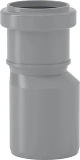 HT-Reduktion DN 50x40 lang exzentrisch, mit vormontiertem Dichtring