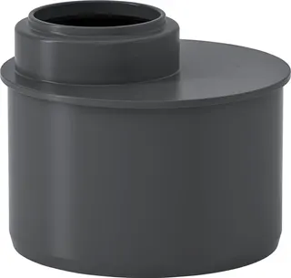 HT-Reduktion DN 160x110 exzentrisch, mit vormontiertem Dichtring – Bild 2