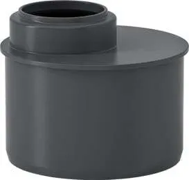 HT-Reduktion DN 160x125 exzentrisch, mit vormontiertem Dichtring