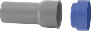 HT-Anschlusstueck DN 50x40mm an Metallrohr, ohne Gumminippel
