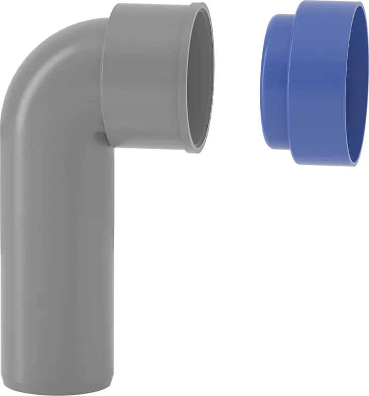 HT-Siphonbogen DN 40x30mm ohne Gummimanschette