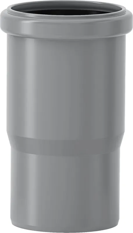 HT-Langmuffe DN 75 2-fach, mit vormontiertem Dichtring