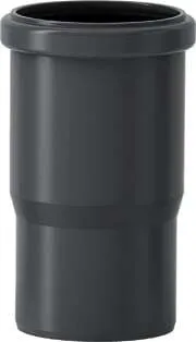 HT-Langmuffe DN 90 2-fach, mit vormontiertem Dichtring