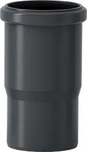 HT-Langmuffe DN 90 2-fach, mit vormontiertem Dichtring