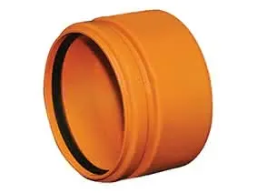 KG-Uebergangsstueck KGUSM DN 125 v. Kunststoffr. an Steinzeugmuffe,m.Ring