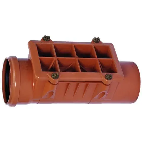 KG-Reinigungsrohr eckig DN 125
