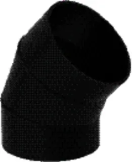Geberit PE-Bogen 45' mit großem Radius geschweißt 372.045.16.1 315mm