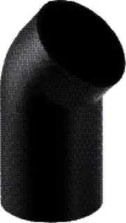 Geberit PE-Bogen 45' mit langem Schenkel 367.046.16.1 110mm
