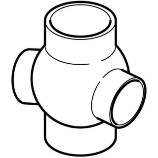 Geberit Eck-Abzweig 110/110 367.385 88,5/135 Grad – Bild 3