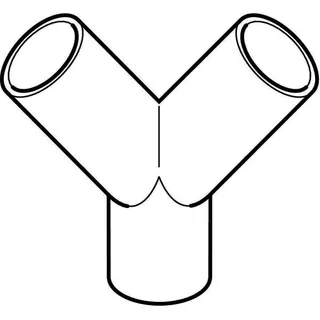 Geberit Hosen-T-Stück 60' 361.459 50/40mm – Bild 3