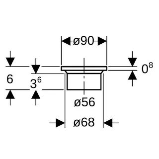 Geberit PE-Vorschweissbund 56mm 363.744.16.1 – Bild 4