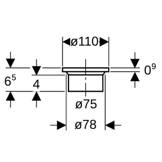 Geberit PE-Vorschweissbund 75mm 365.744.16.1 – Bild 4