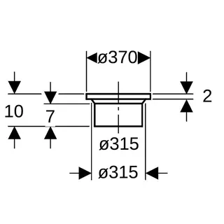 Geberit PE-Vorschweissbund 315mm 372.744.16.1 – Bild 4