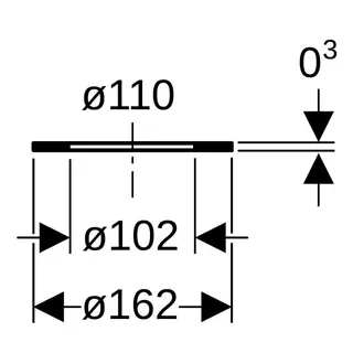 Geberit Flanschdichtung 110mm 367.742.00.1 – Bild 4
