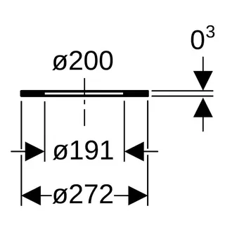 Geberit Flanschdichtung 200mm 370.742.00.1 – Bild 4