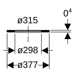 Geberit Flanschdichtung 315mm 372.742.00.1 – Bild 4