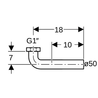 Geberit Anschlussbogen 152.119 50mm – Bild 4