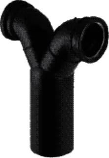 Geberit PE-Wandklosett-Doppelbogen 367.923.16, DN 100/80/80, 110/90/90 mm