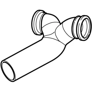 Geberit Wandklosettdoppelbogen 367.904 110/110mm Waager. – Bild 3